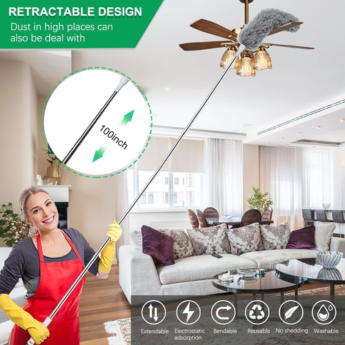 250cm extendable feather - 250cm,