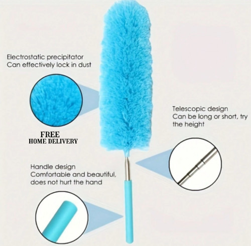 Extendable feather duster - feather, long