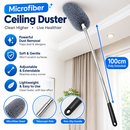 Extendable feather duster - extendable,