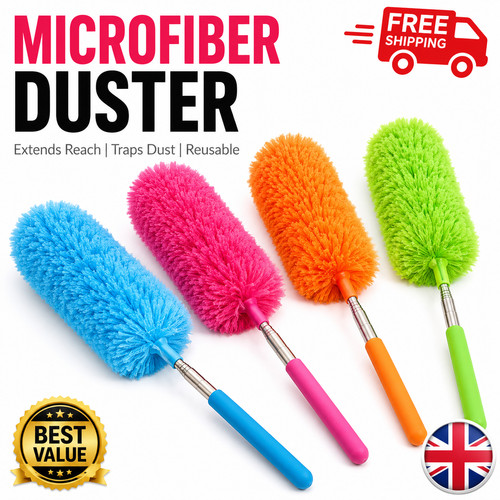 Microfiber duster adjustable - duster,