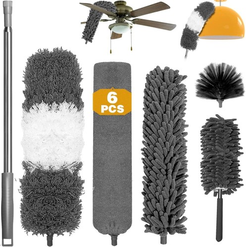 6pcs extendable handle feather - extendable,